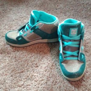 Teal DC shoes